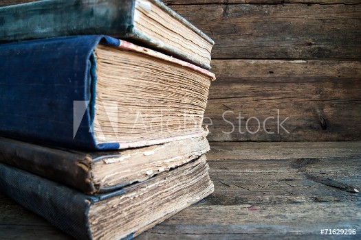 Picture of A Stack of old books